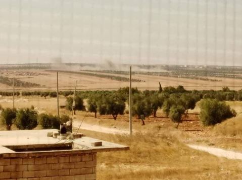 Organization: Turkey Targets a Camp for Displaced People from Afrin in the Shahba Region of Aleppo