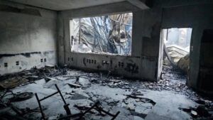 Fire at Ronahî TV Headquarters in Qamishlo Caused by Electrical Short Circuit, Leaving Material Damage and Temporarily Suspending Studio Broadcast Fire-at-Ronahi-TV-Headquarters-in-Qamishlo-1
