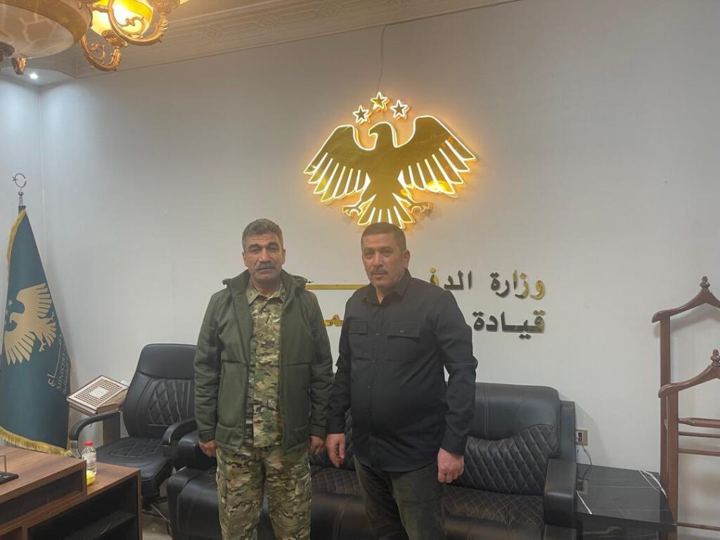 Meeting Between Sipan Hamo and Fahim Issa: From Field Conflict to Coordination Within the Syrian Ministry of Defense