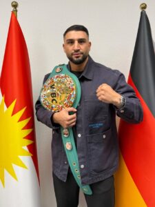 Agit Kabayel Makes History: First Kurdish Boxer Crowned World Heavyweight Champion, Receives Congratulations from Masrour Barzani agid