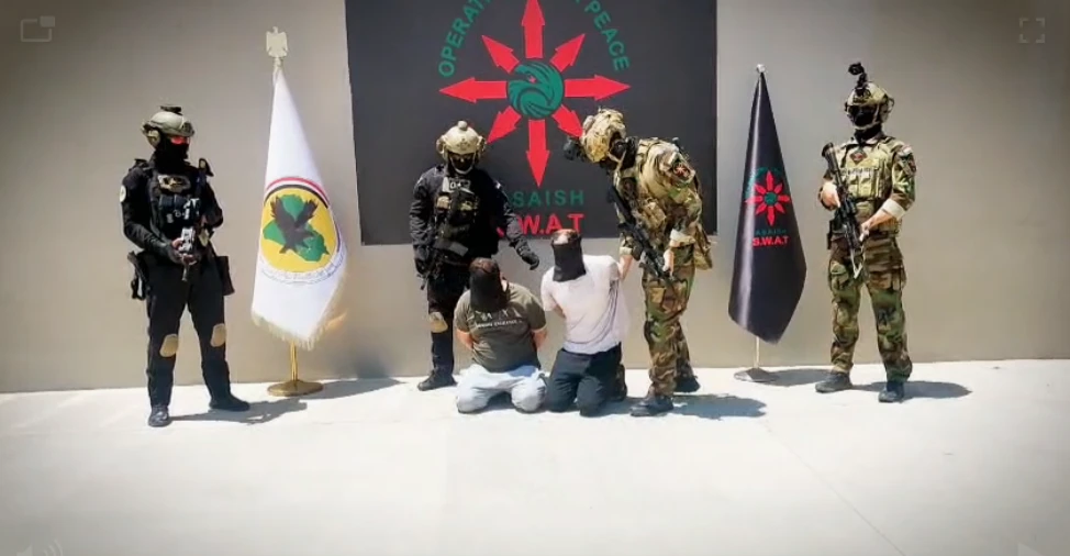 Asayish Arrests Two ISIS Members, Frees Woman and Child in Two Security Operations in Sulaymaniyah and Raparin