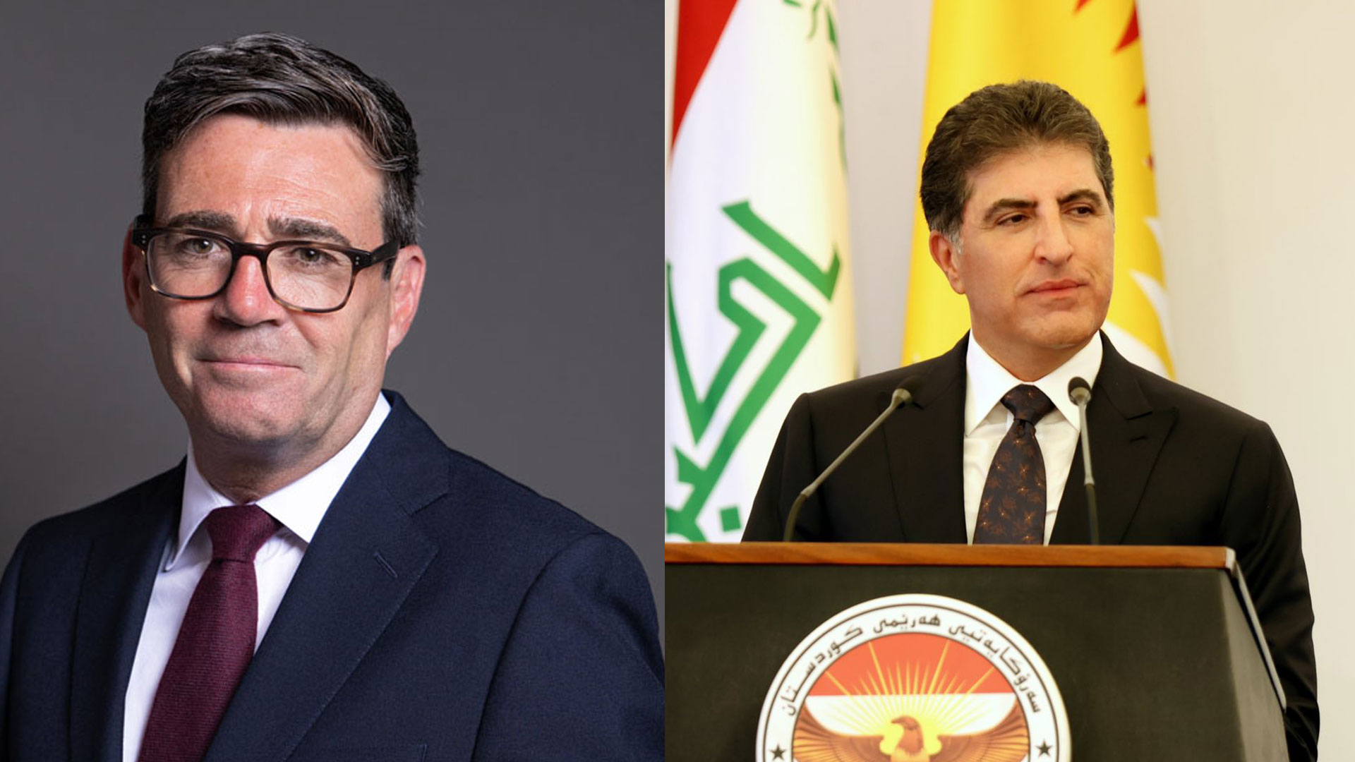 Barzani Congratulates Burnham on Appointment as UK Prime Minister
