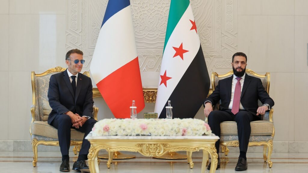 Al-Sharaa Praises Macron’s Stance Following Damascus Bombings: Visit Will Continue, Investigations Lead to ‘Important Clue’