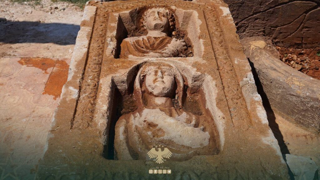 Uncovering a Tomb and Artifacts with Latin Inscriptions in Afrin and Transferring Them to the Aleppo National Museum